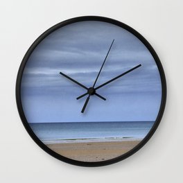 Simplicity Beach in Expressive and I Art  Wall Clock