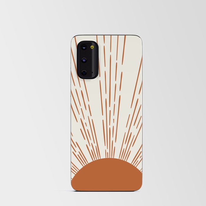 Sunshine | Mid Century Abstract  Android Card Case