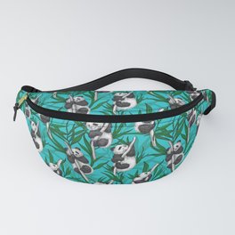 Panda cubson turquoise Fanny Pack
