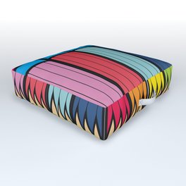Pencil and colors Outdoor Floor Cushion