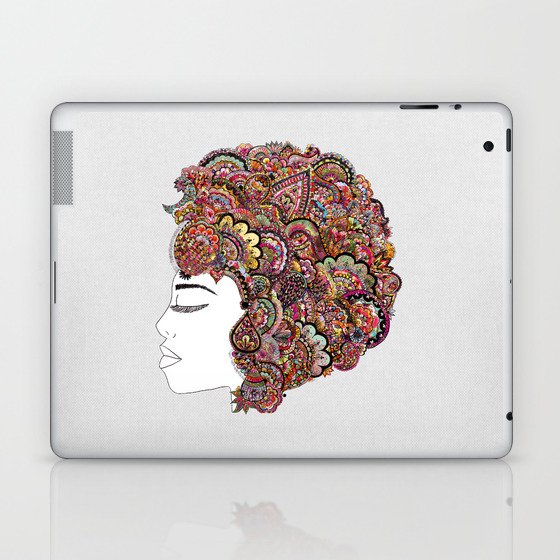 Her Hair - Les Fleur Edition Laptop & iPad Skin