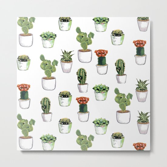 Cacti & Pugculents Metal Print