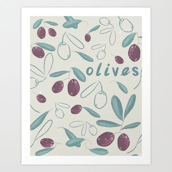 OLIVES Art Print