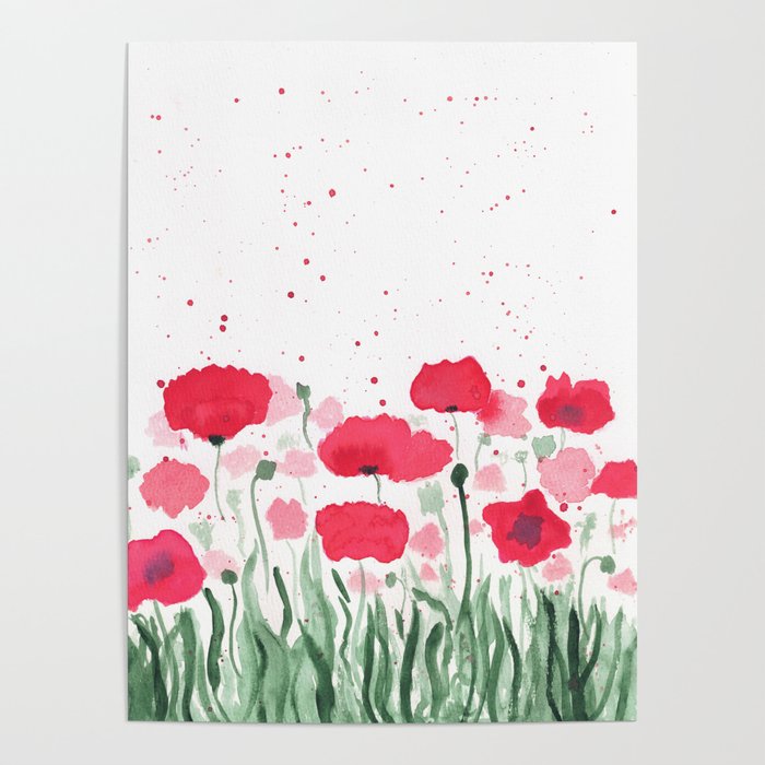 Poppy Fields Poster