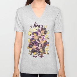 Flowers - my style 1 V Neck T Shirt