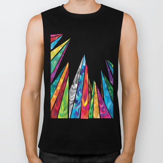 Up to the mountains Biker Tank