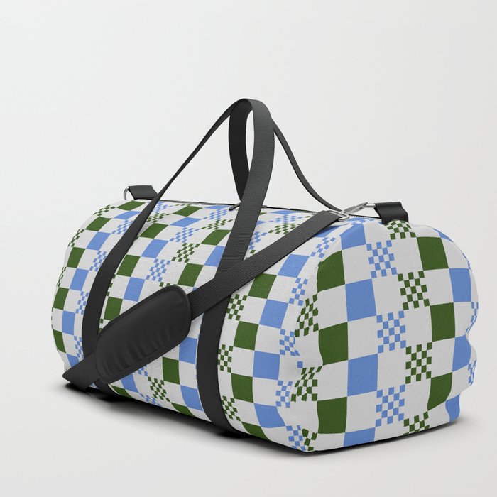 Checks (Blue\Green) Duffle Bag