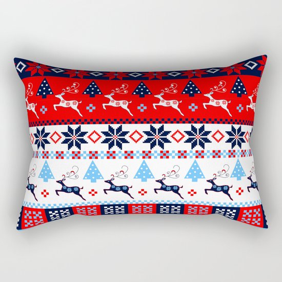 Scandinavian holidays pattern design Rectangular Pillow