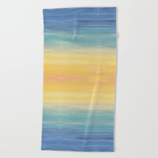 Sunset Fading Light Beach Towel