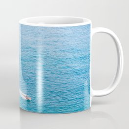 Spain Photography - Speed Boat Traveling Over The Beautiful Sea Mug