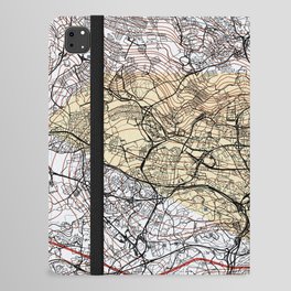 Lisbon - Portugal - Map Drawing iPad Folio Case