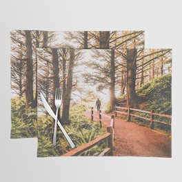 Man in the Forest | PNW Travel Photo Placemat