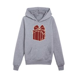 Simply Christmas Collection - Present - Classic Xmas Colours Kids Pullover Hoodies