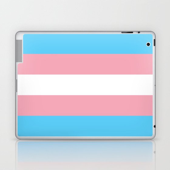 Transgender Flag Laptop & iPad Skin
