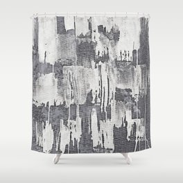Grey Dye Abstract Shower Curtain