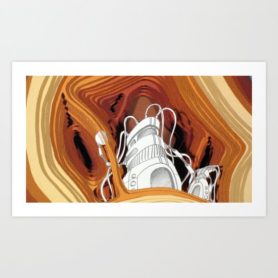 Fermatic Embrace Art Print