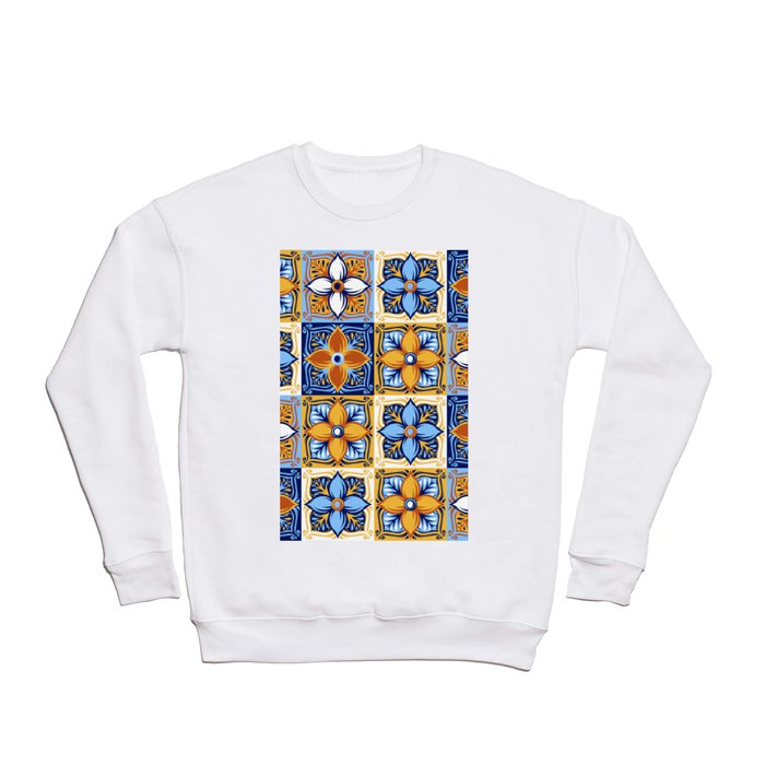 Azulejo pattern 12 Crewneck Sweatshirt