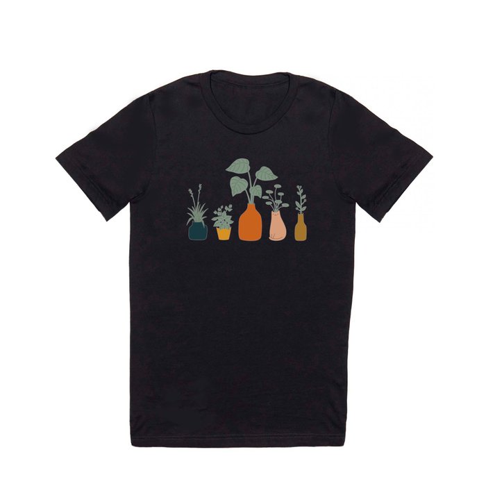 Cat and Plant 9 T Shirt