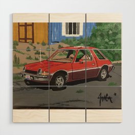 AMC pacer painting Wood Wall Art