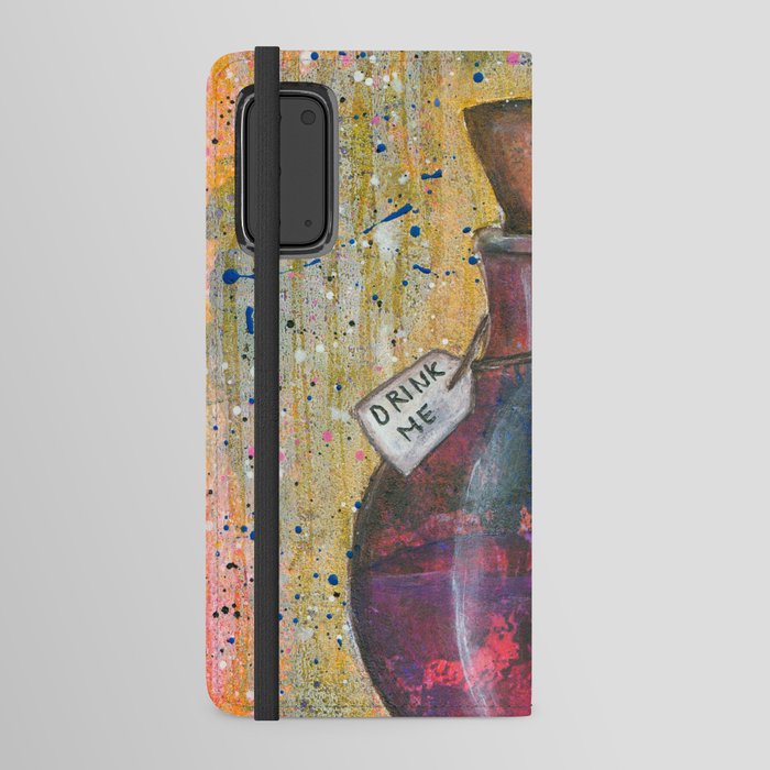 Drink me vial Android Wallet Case