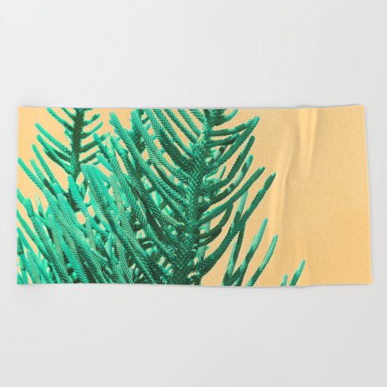 Emerald Pine Beach Towel
