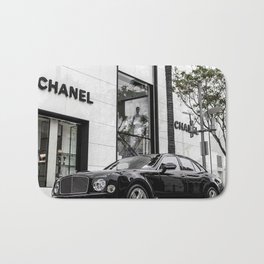 Luxury Lifestyle Bath Mat | Name, Shop, Brand, Black And White, Color, Rich, Vintage, Film, Hdr, Infrared 