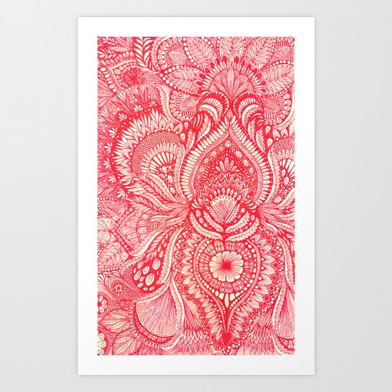 red Art Print