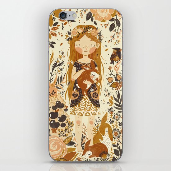 The Queen of Pentacles iPhone & iPod Skin