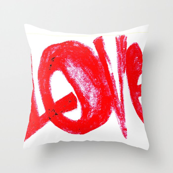 more love Throw Pillow