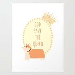 God Save the Queen Art Print