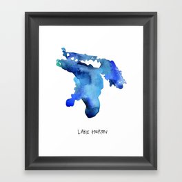 Lake Huron Framed Art Print