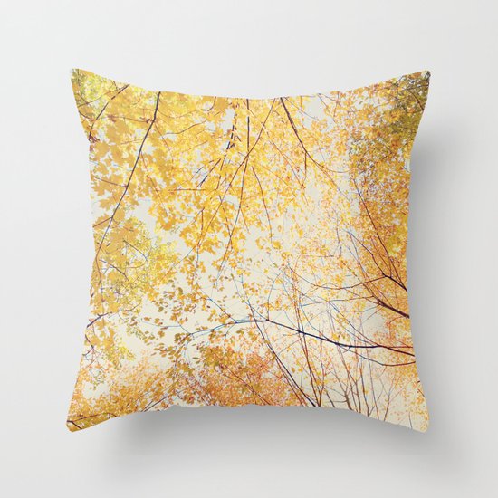 Autumn Trees Throw Pillow