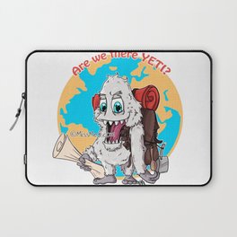 Are we there YETI? Laptop Sleeve