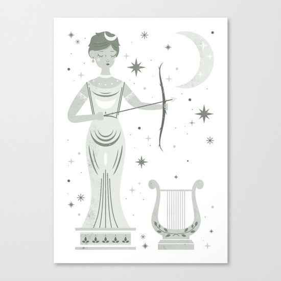 Statue of Artemis Canvas Print