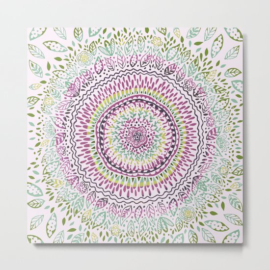 Intricate Spring Metal Print