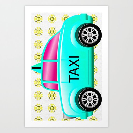 TAXI Art Print