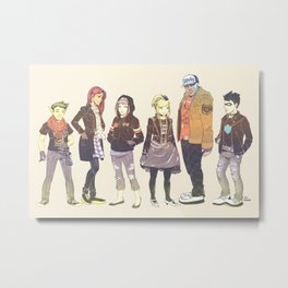 Teen Titans Streetwear Metal Print | Pop Art, Movies & TV, People, Comic 