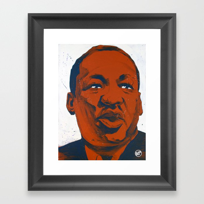 Dr. King Framed Art Print