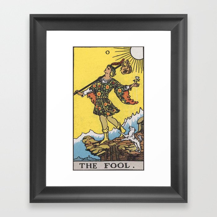 Tarot card framed 2025 art