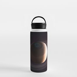 Saturn planet. Poster background illustration. Water Bottle