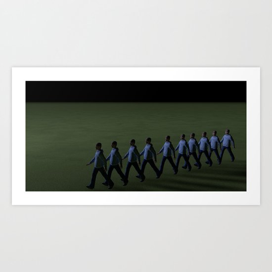 Boys_Series_n°1 Art Print