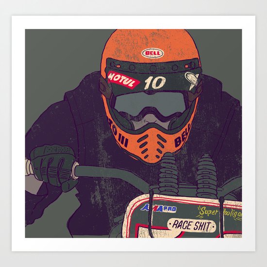 race shit Art Print