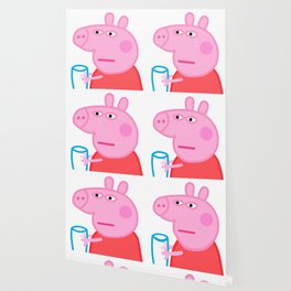Peppa Wallpaper For Any Decor Style Society6