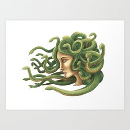 Medusa  Art Print