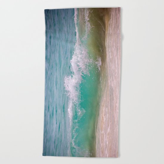 Caribbean Wave Beach Towel