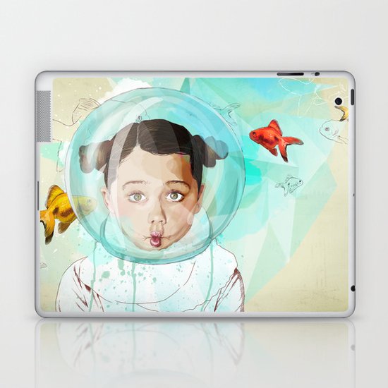 Fish Girl Laptop & iPad Skin
