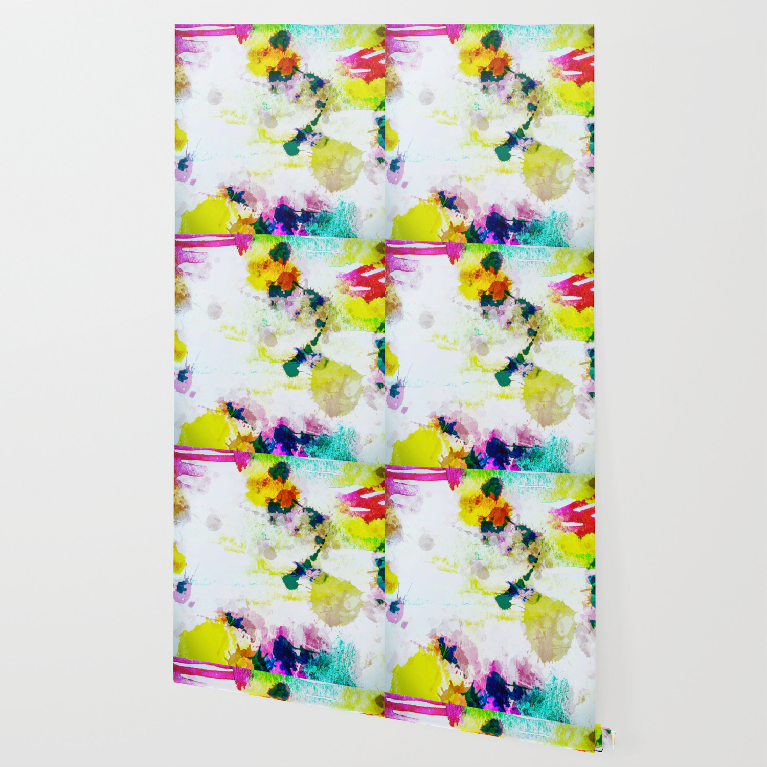 Abstract Paint Splatter Art Wallpaper By Artaddiction45 Society6