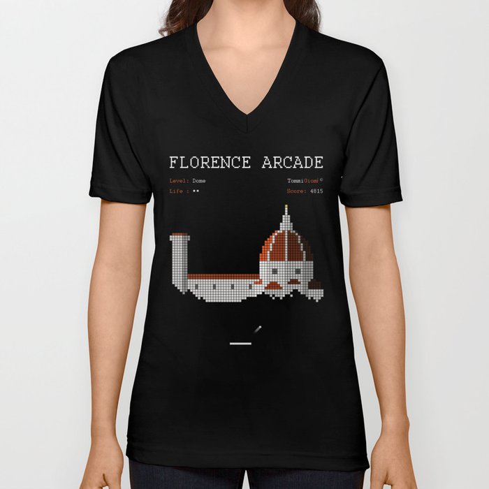 FLORENCE ARCADE V Neck T Shirt