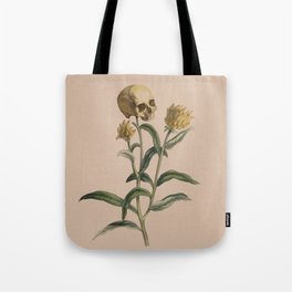 Death Blooms Tote Bag