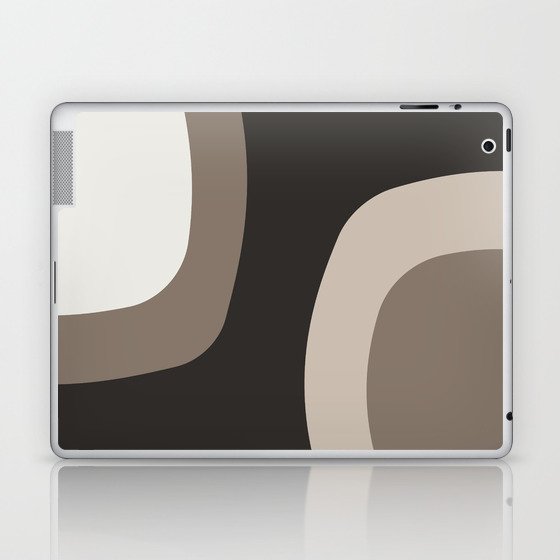 Scandinavian Minimalist Art Beige Laptop & iPad Skin
